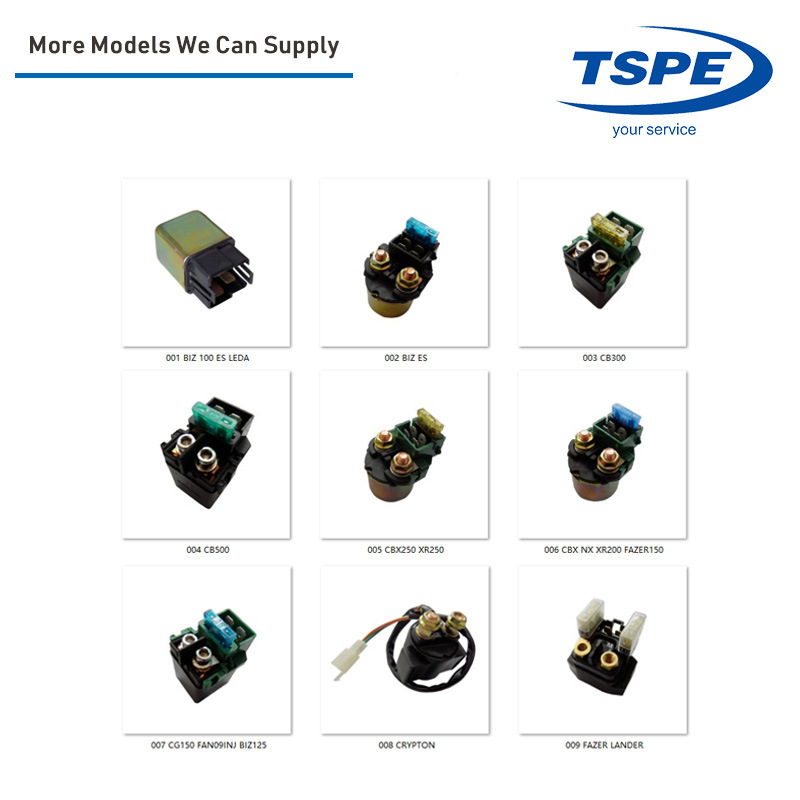Relé de arranque de motocicleta CG150 de piezas de repuesto de motocicleta