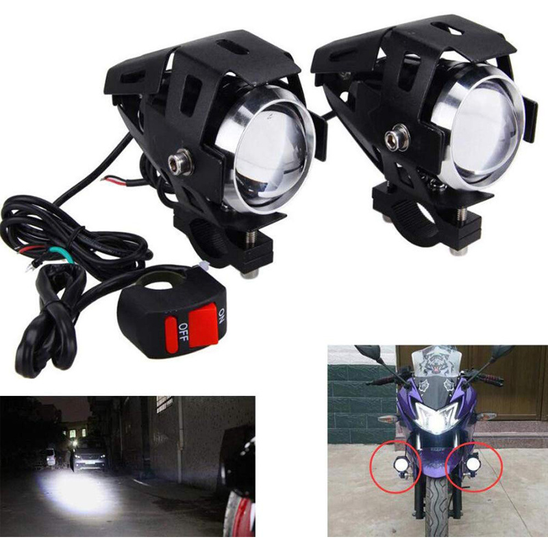 Accesorios para motocicletas, luz de trabajo LED de 12V, lámpara CREE U5